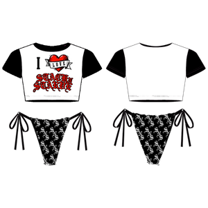 “I LUV SNS” BIKINI SET