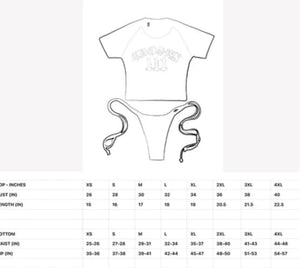 “I LUV SNS” BIKINI SET