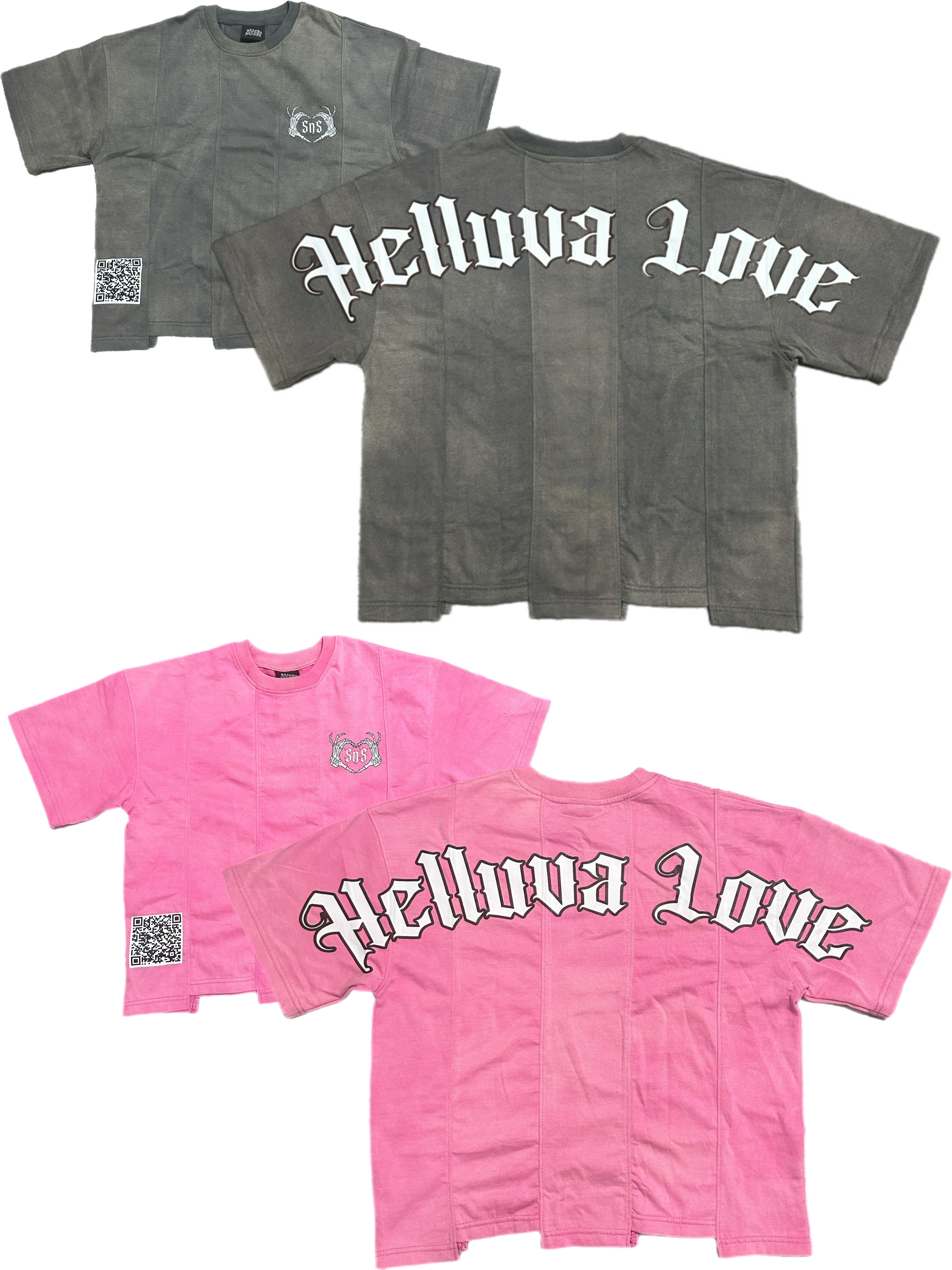 “HELLUVA LOVE” PANEL TEE V2
