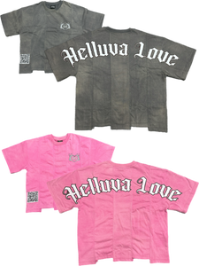 “HELLUVA LOVE” PANEL TEE V2